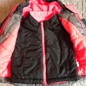 Winter coat and detachable lighter jacket